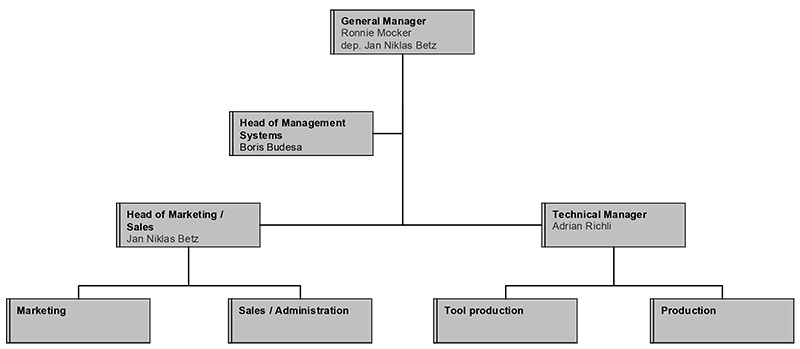 Organisation chart Swissmint